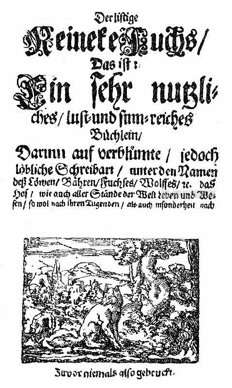 Rencke de Vos被认为是德国文学的亮点之一，也是最伟大的野兽史诗